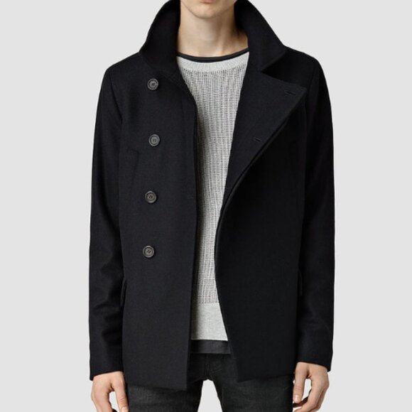 All Saints Other - All Saints Charcoal Pea Coat